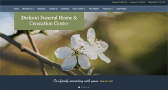 Desktop Screenshot of dicksonfuneralhome.com